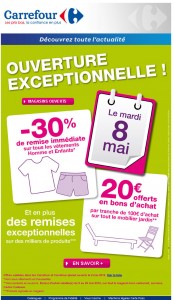 Newsletter Carrefour 05.05.2012