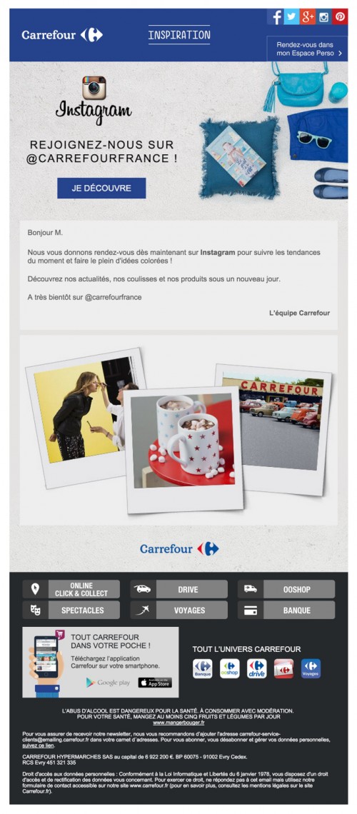 newsletter carrefour du 18 novembre 2015